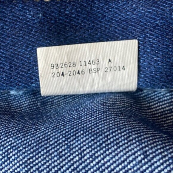 Vintage Lee Men's 42 x 30 Dark Wash Blue Denim Straight Leg USA Retro Cotton - Picture 4 of 6